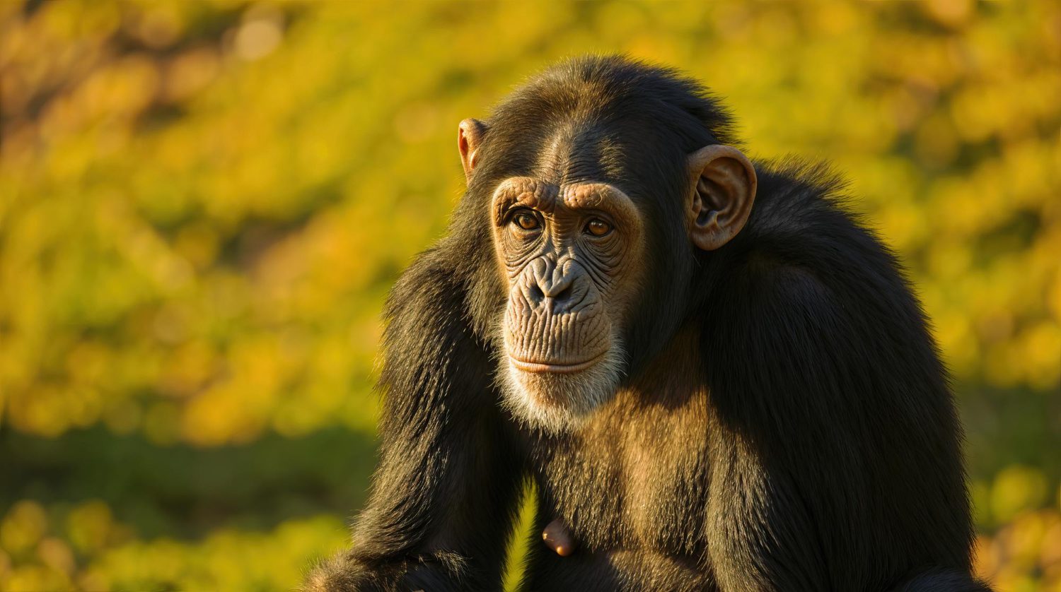 chimpanzee in uganda